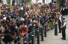Tensions escalate between police and Black Lives Matter protesters outside 10 Downing Street gates