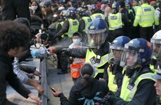Clashes with police after thousands join Black Lives Matter rally in London