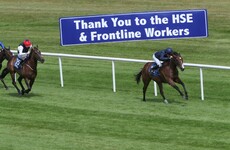 Aidan O'Brien back to winning ways as Irish racing makes its return