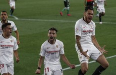 Sevilla derby win cuts gap on Real Madrid and Barcelona as La Liga returns