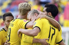 Haaland prolongs Bundesliga title race with 95th-minute winner for Dortmund