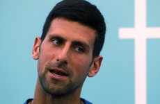 Novak Djokovic breaks down in tears at Belgrade event