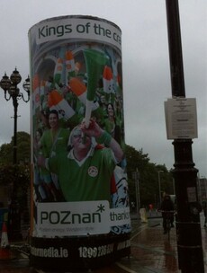 Poznan mayor organises Dublin billboards to thank Irish fans