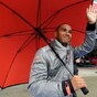 Hamilton fastest at rain-soaked Silverstone