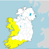 Status Yellow wind and rain warnings issued for western and southern counties