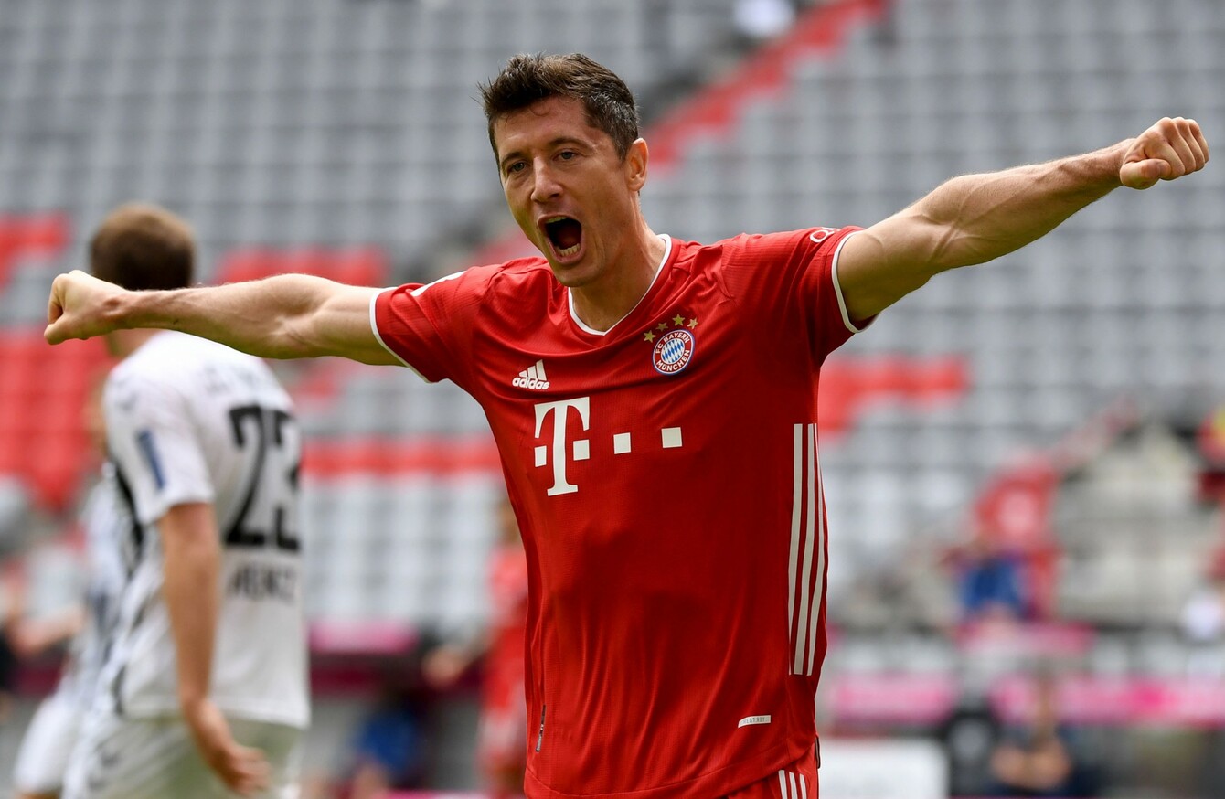 Bayerns Robert Lewandowski Breaks Bundesliga Record · The42 6791