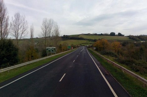 Hamelin Way in Torquay, southwest England 
