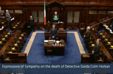 'A peacemaker and a rock of sense': TDs pay Dáil tribute and hold minute's silence for Garda Colm Horkan