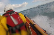 Two anglers cut off by rising tide in Killiney rescued by RNLI