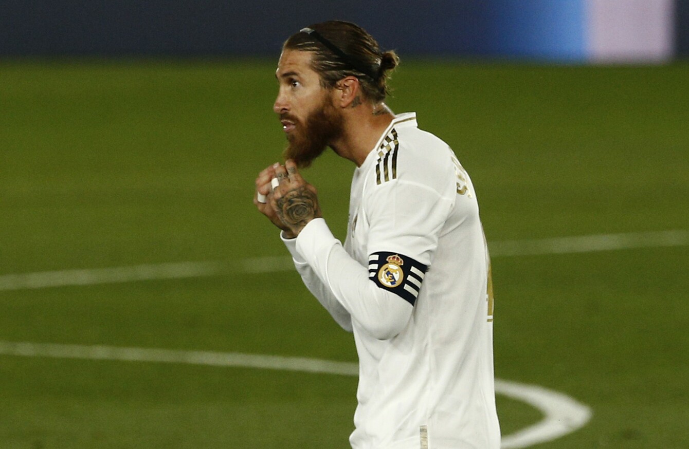 Stunning Sergio Ramos free kick helps Real Madrid go top ...