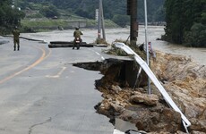 Widespread flooding in southern Japan has led to 50 deaths