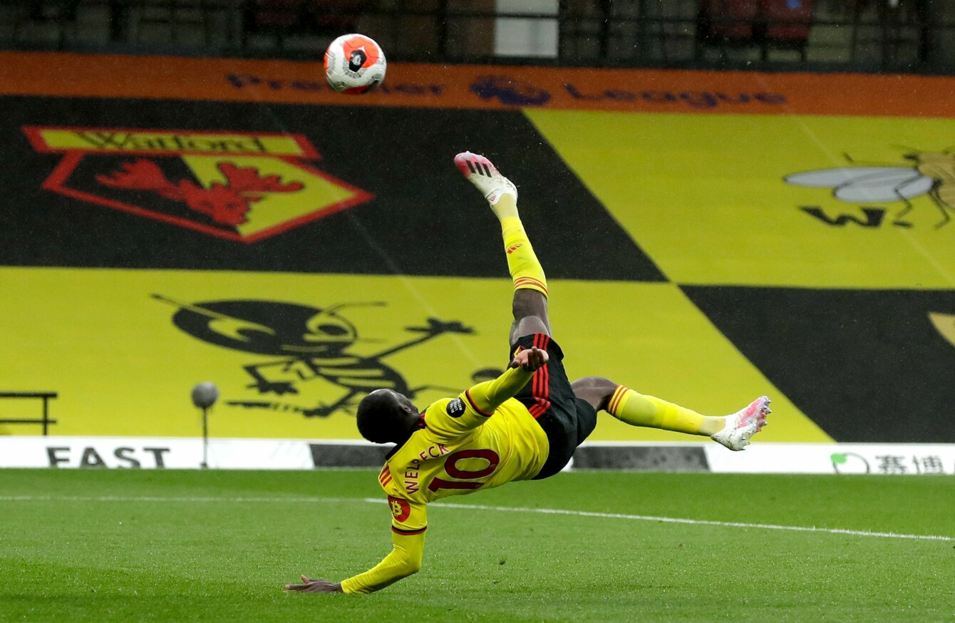 Stunning Danny Welbeck Overhead Kick Inspires Watford To Vital Win