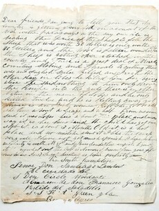 Read: An emigrant's letter home from Argentina... in the 1800s