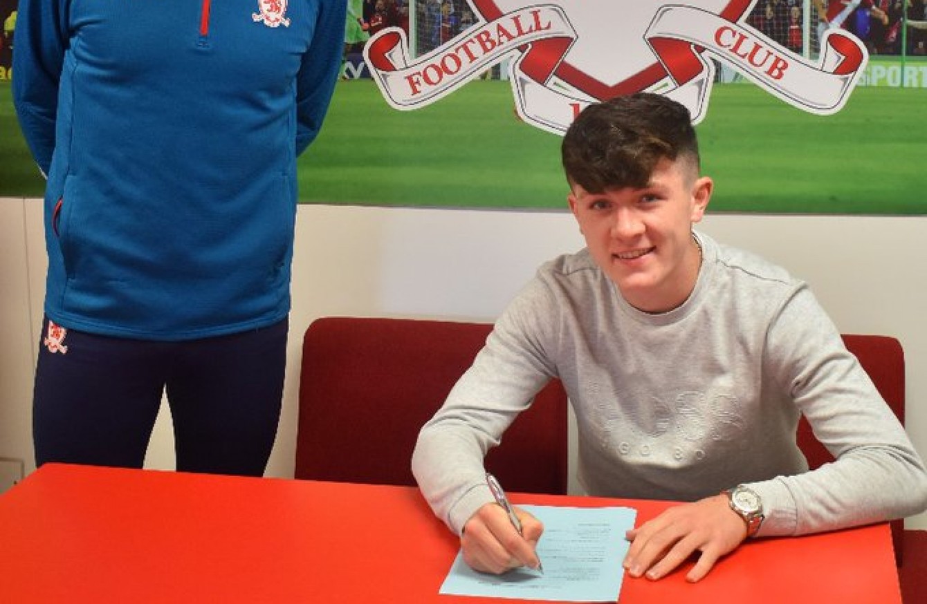 Middlesbrough Sign Son Of Ex Ireland Midfielder Graham Kavanagh On