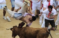 Spain: Four hurt at Pamplona's running of the bulls