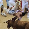 Spain: Four hurt at Pamplona's running of the bulls
