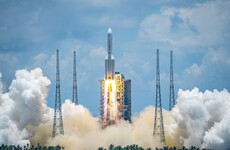 China launches first Mars rover mission in space race with US