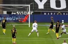 Stunning goal from Andre Ayew gives Swansea the upperhand in Championship play-offs