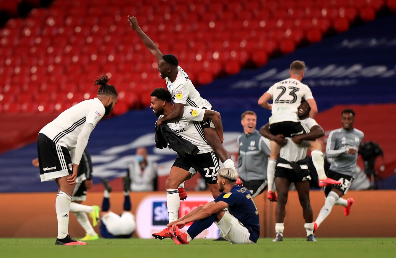 Fulham back in the Premier League after play-off win over Brentford