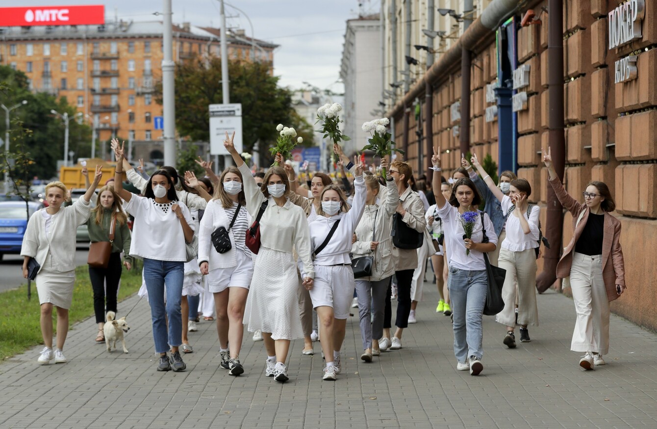 Thousands Join New Protests In Belarus Capital As President Eases Crackdown 