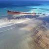 Grounded oil tanker off Mauritius coast splits and leaks more diesel near protected areas