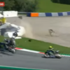 Valentino Rossi has lucky escape from frightening MotoGP crash