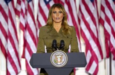 'You are not alone': Melania Trump says president will not stop until Covid-19 vaccine is found