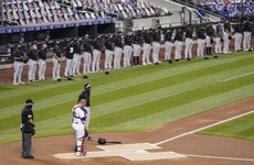 Mets and Marlins stage walk-off after 42 seconds of silence