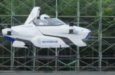 More a motorcycle with propellers, Japanese company unveils its 'flying car'