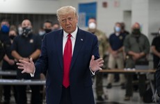 Trump describes protesters as 'domestic terrorists' during visit to Wisconsin