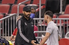 Henry watches on as Toronto attempt, fail Henry-inspired penalty spot assist