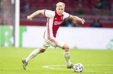 Man United sign Dutch midfielder Van de Beek for a reported €40m