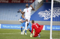Sterling’s last-gasp penalty gifts England win after dramatic finish in Iceland