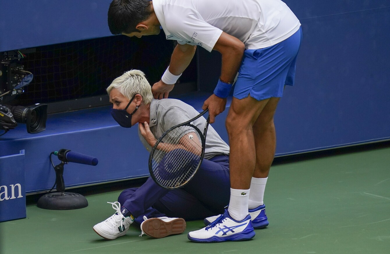 Djokovic to lose ranking points, $250,000 prize money after US Open DQ