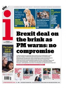 Defiant Boris 'won't back down': UK front pages react to Brexit latest
