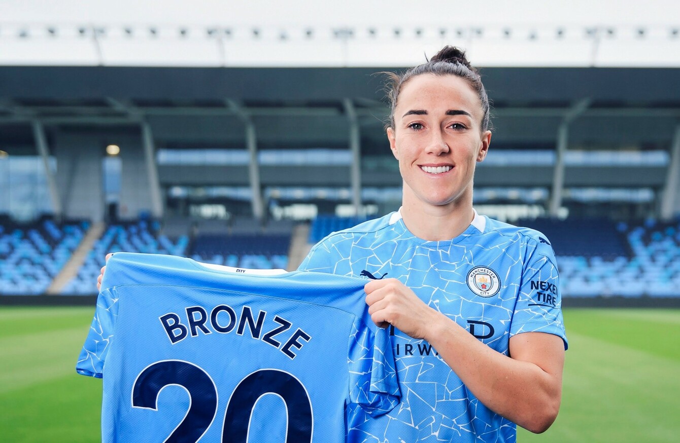 Man City sign England defender Bronze from European champions Lyon