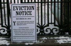 In photos: Eviction notice served on government