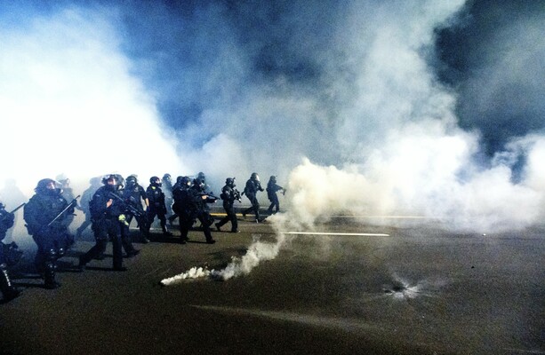 Mayor of Portland bans police from using tear gas after three months of ...