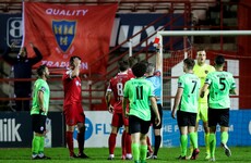 McNamee equaliser salvages point for Finn Harps as Shelbourne finish with 10 men