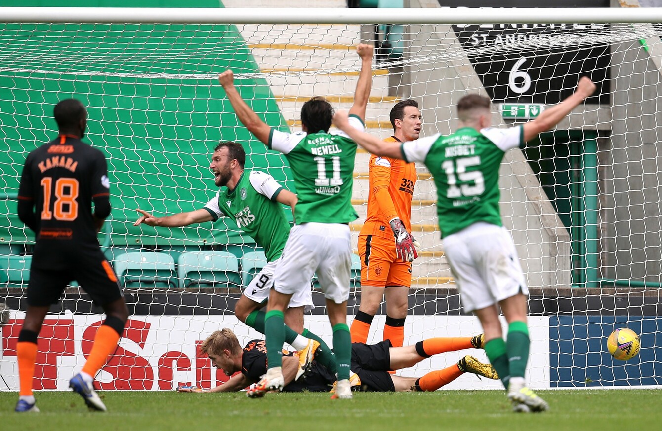 Hibs Snatch Draw As They Bring An End To Rangers Clean Sheet Streak
