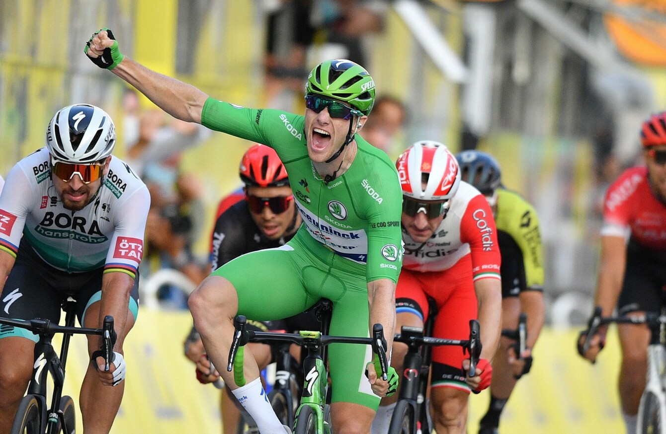 tour de france green jersey standings