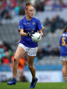 One of the country's top ladies football stars is also playing inter-county camogie this year
