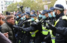 16 arrested after clashing with police at anti-lockdown protest in central London