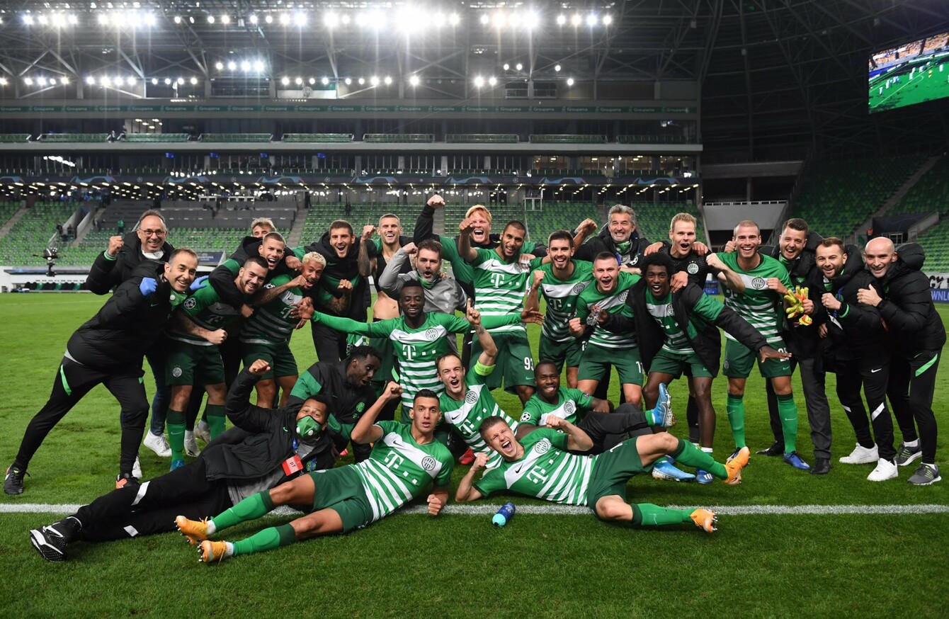 Ferencvaros End 25 Year Wait For Champions League Group Stages Dynamo Kiev And Olympiakos Also Progress