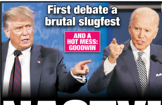 'Utter chaos' and 'a brutal slugfest': Front pages and reaction to US presidential debate