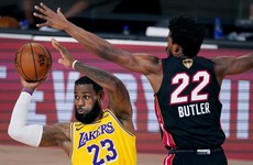 Lakers power past Heat in NBA Finals opener