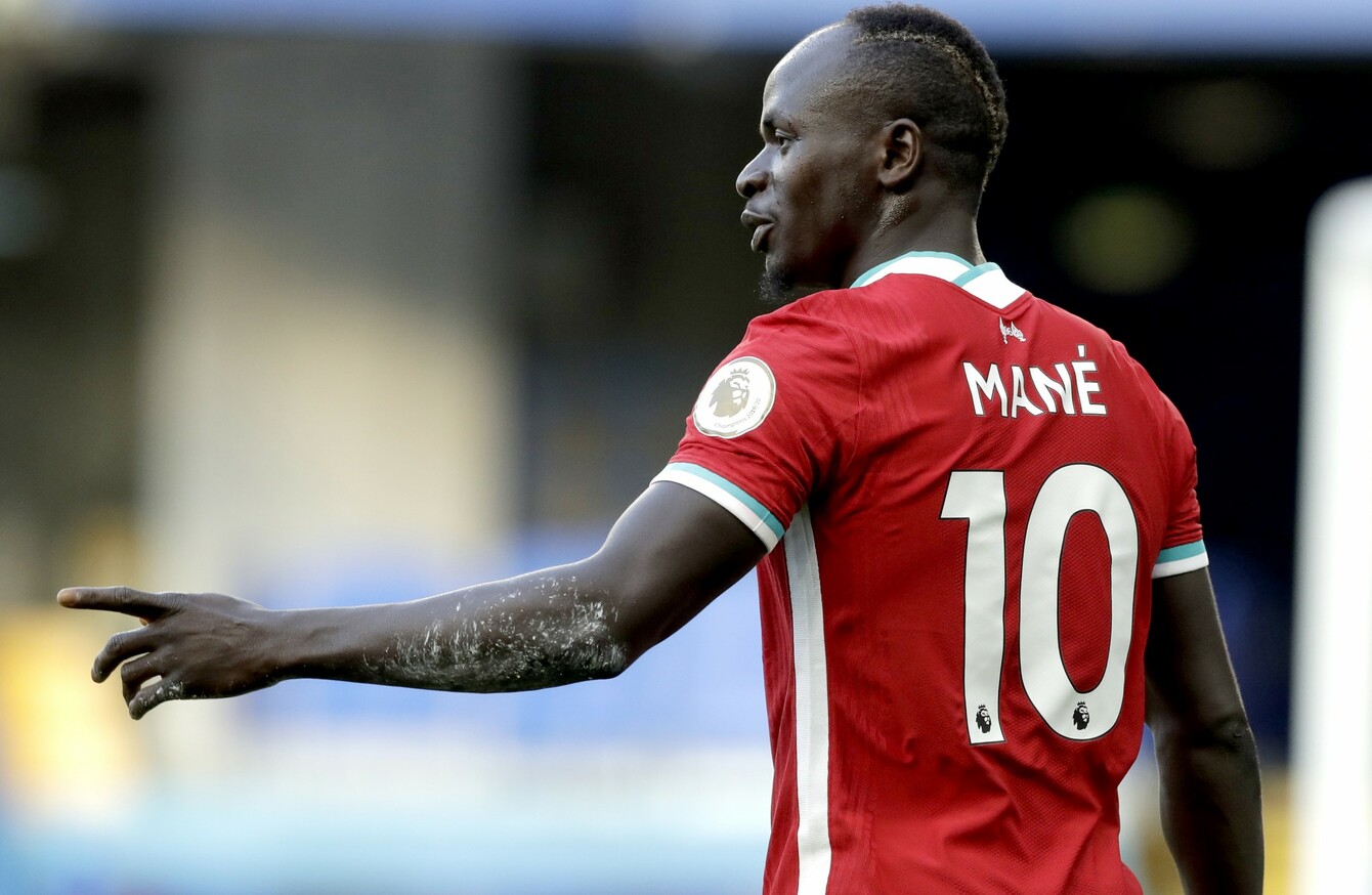 Sadio Mane self-isolating after positive test for Covid-19 Â· The42