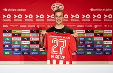 Free agent Goetze joins PSV Eindhoven