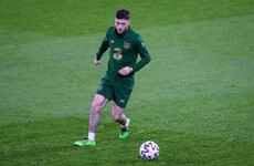 Byrne included in Ireland's matchday squad, Long and Cullen left out