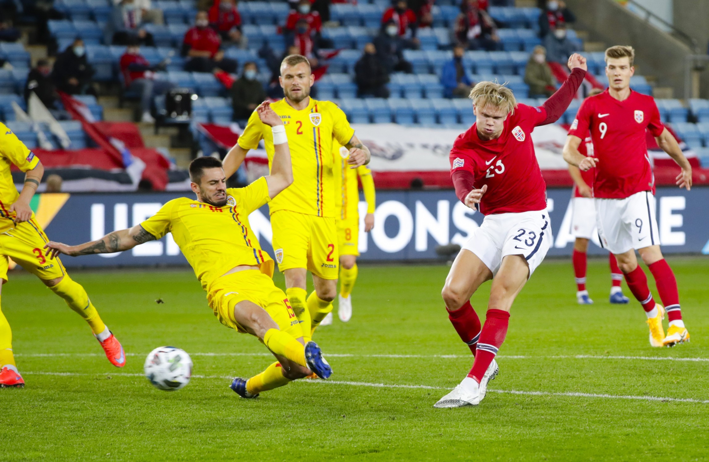 Haaland Bags His First Hat-trick For Norway · The42